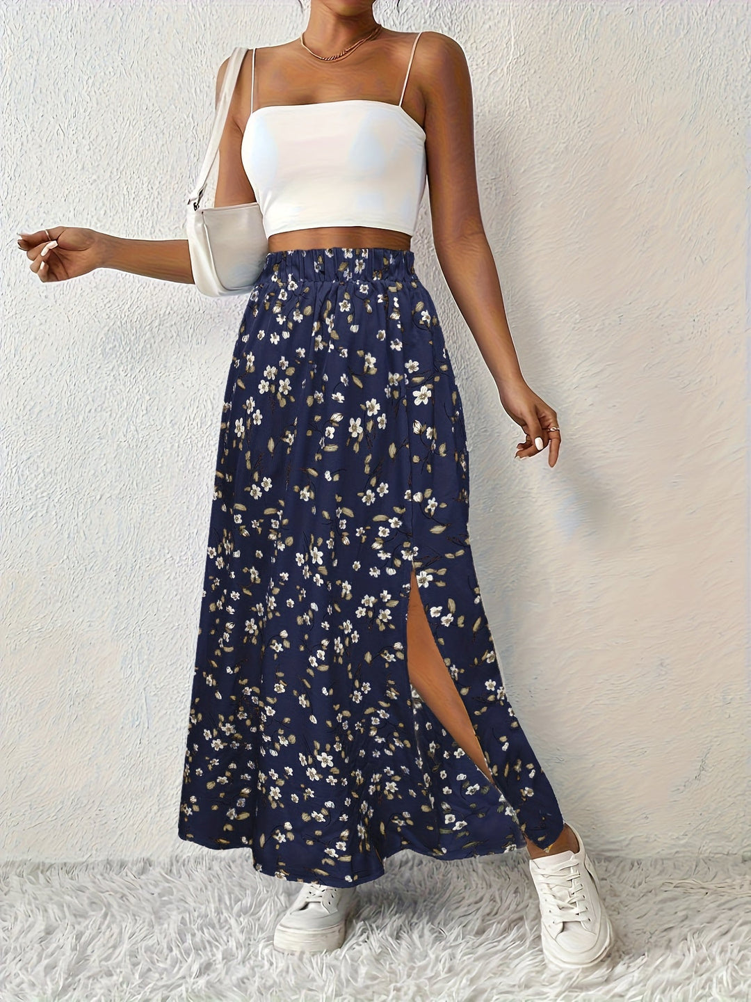 Paige™ - Floral Print Maxi Rock