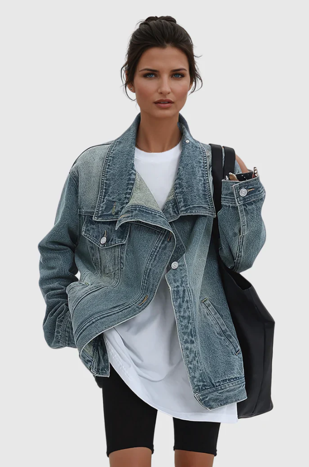 Bella™ - Künstlerische Jeansjacke