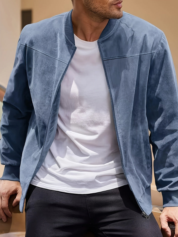 Dex™ - Klassische Wildleder-Zipperjacke