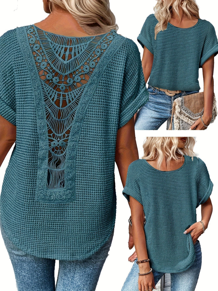 Oliv™ - Bequemes Rundhals-T-Shirt