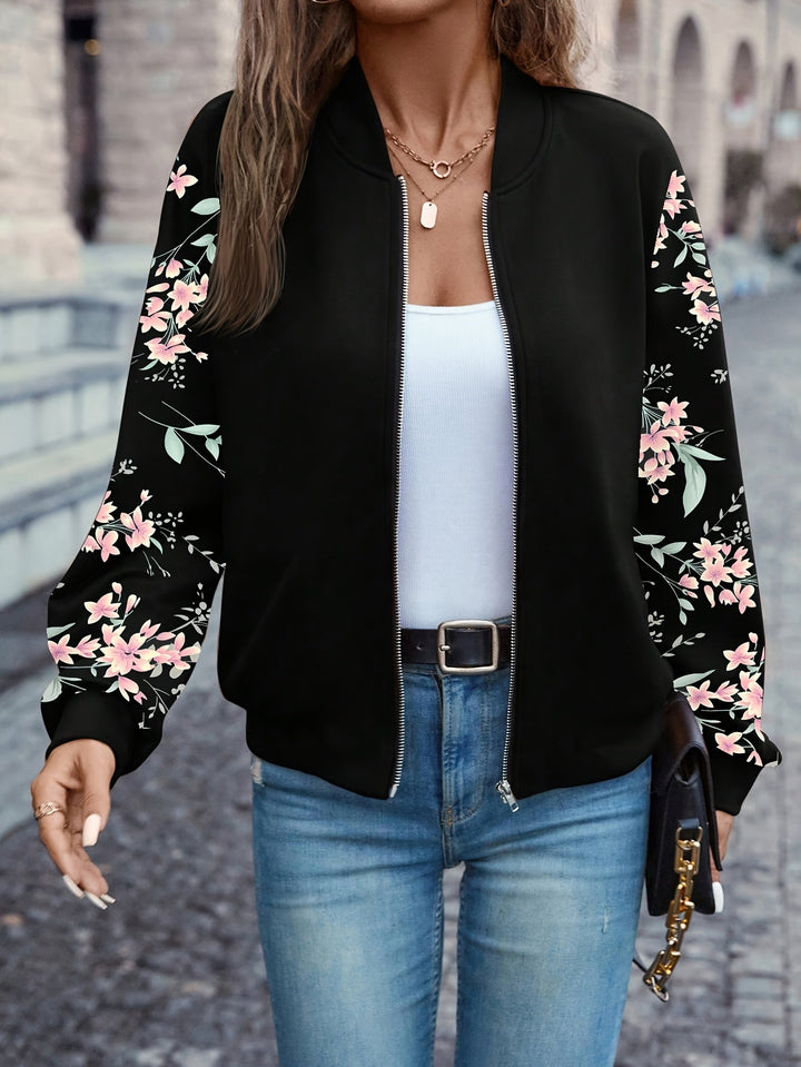 Thea™ - Trendy Floral Print Jacke