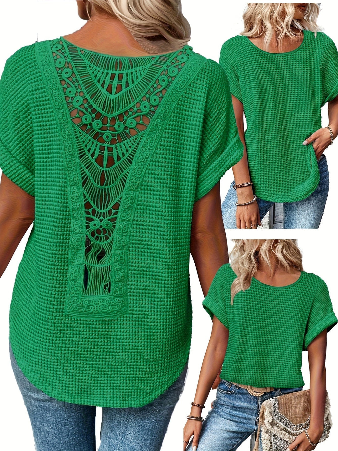 Oliv™ - Bequemes Rundhals-T-Shirt