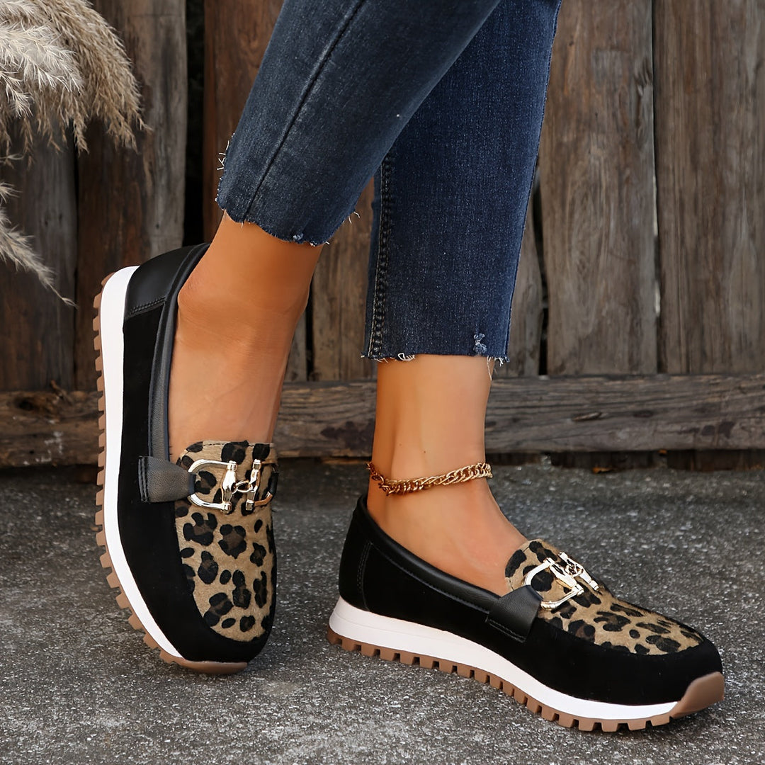 Mindy | Tierdruck gepolsterte Slipper