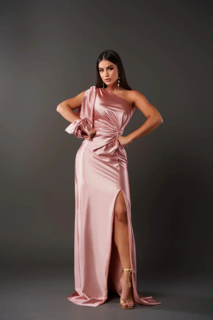 Alison - Elegantes Schlitz-Maxikleid