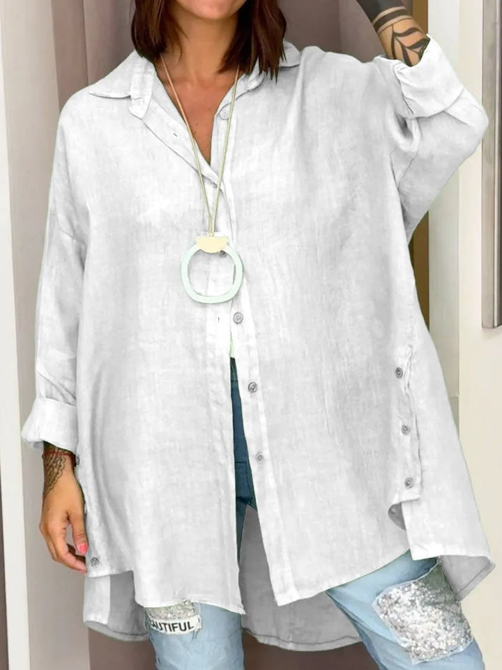 Sophia™ - Übergroßes Button-Up-Shirt