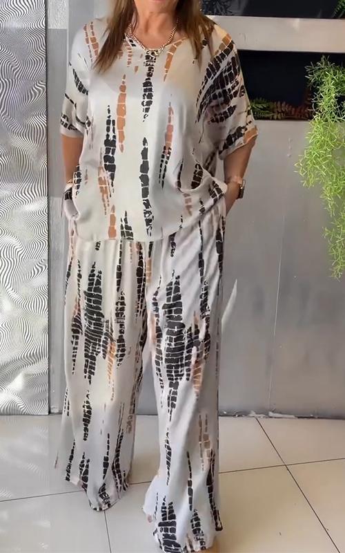 Marie™ - Lässiges Bedrucktes Set