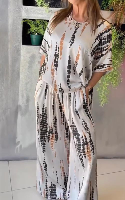 Marie™ - Lässiges Bedrucktes Set