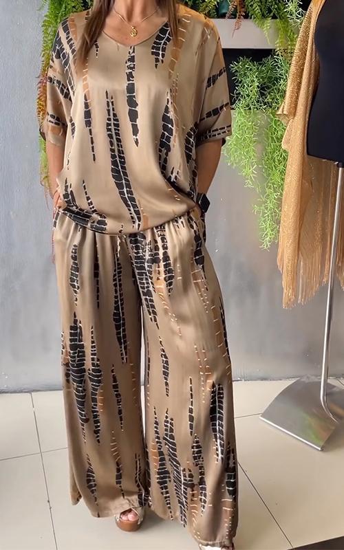 Marie™ - Lässiges Bedrucktes Set