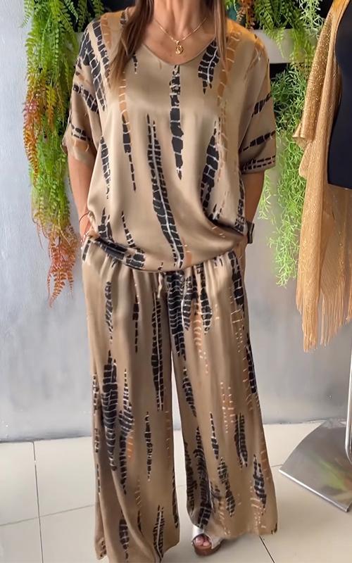 Marie™ - Lässiges Bedrucktes Set