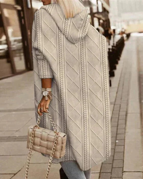 Ellen™ - Bequemer Kapuzen-Cardigan