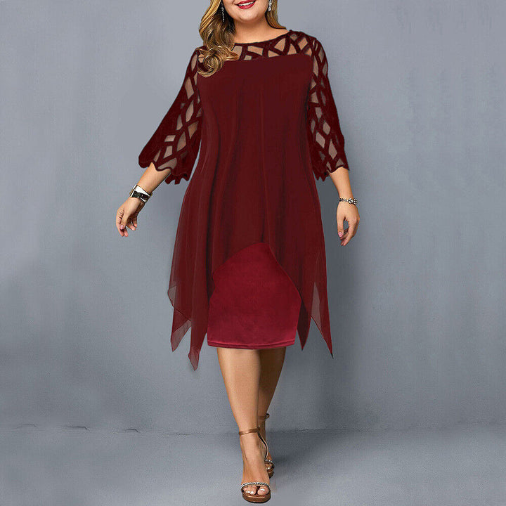 Kirsty™ - Schickes Plus-Size-Midi-Kleid für moderne Frauen
