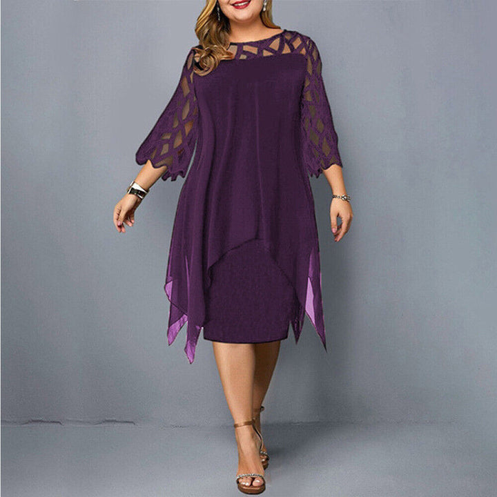 Kirsty™ - Schickes Plus-Size-Midi-Kleid für moderne Frauen