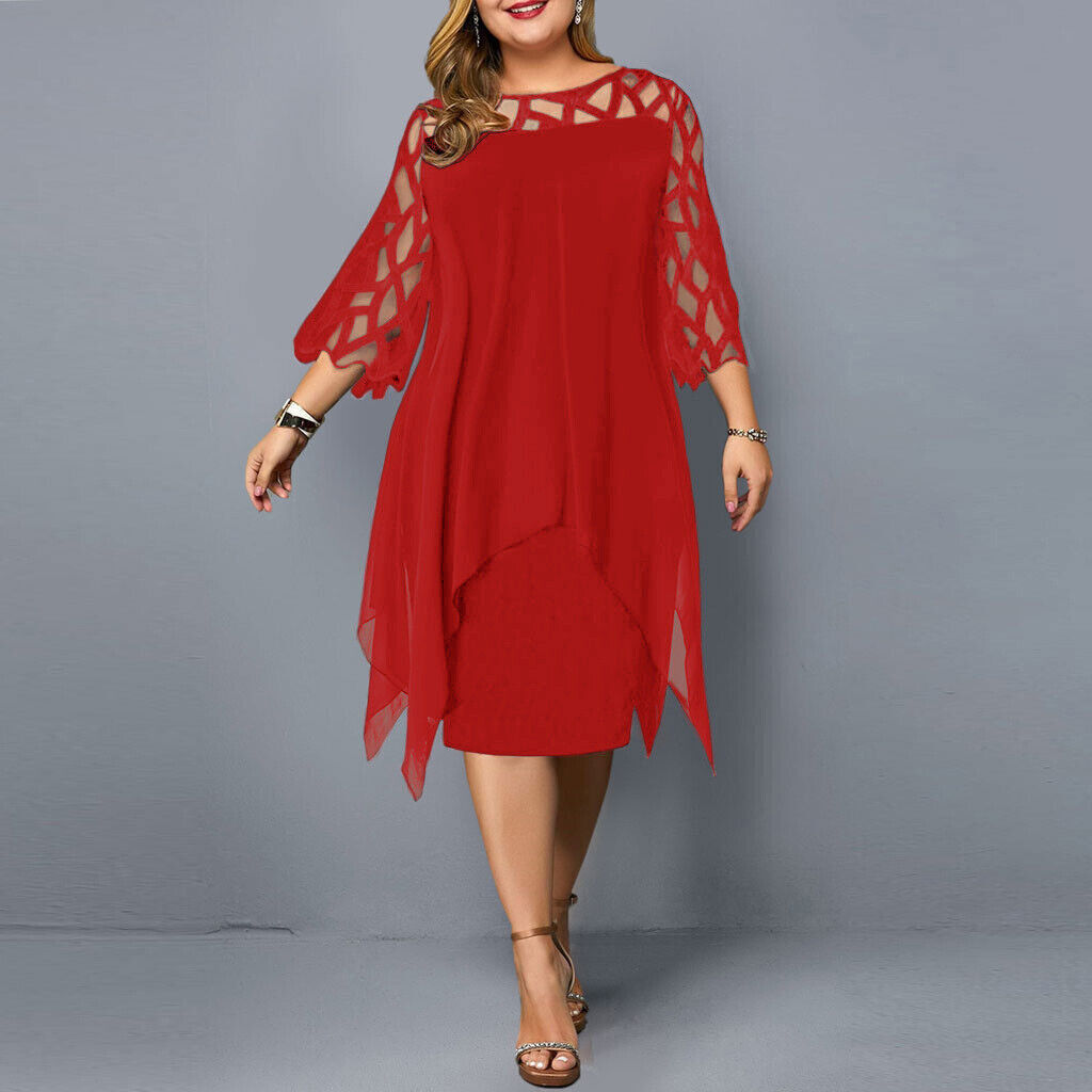 Kirsty™ - Schickes Plus-Size-Midi-Kleid für moderne Frauen