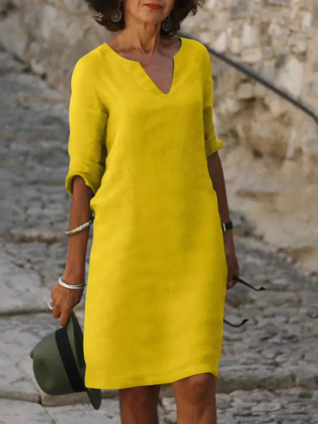 Josette™ - Elegantes Kleid mit V-Ausschnitt