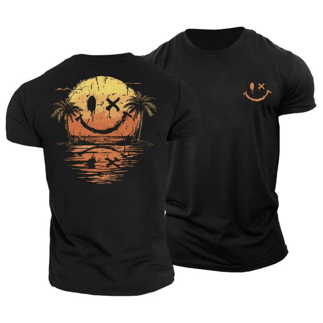 Eli™ - Sommer Smiley Meer T-Shirt