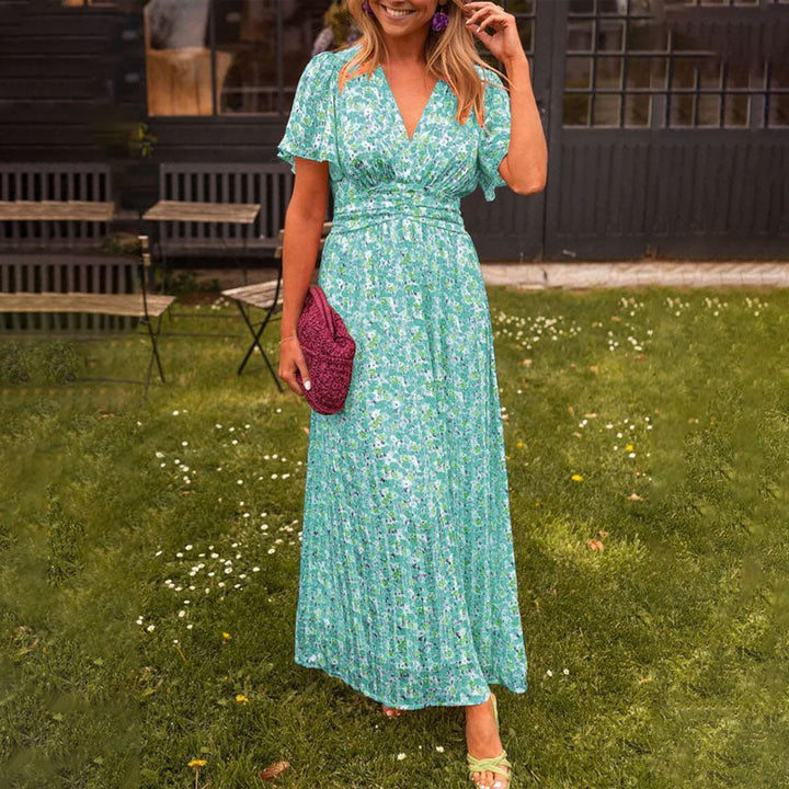 Romy | Sommerkleid mit V-Ausschnitt