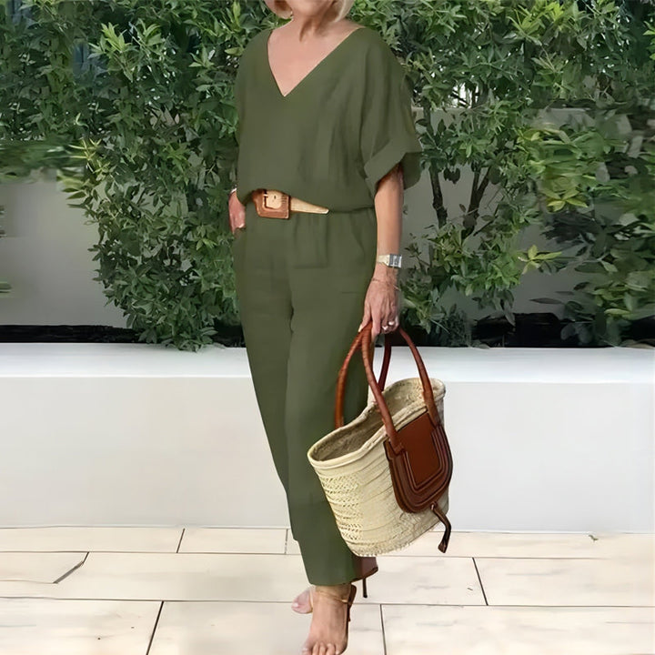 Claire | Luxe Entspanntes Zweiteiliges Outfit