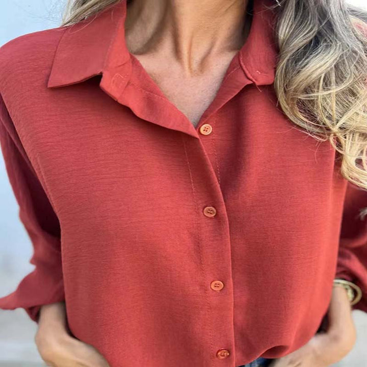 Elysa™ - Elegante Bluse mit Knopfleiste
