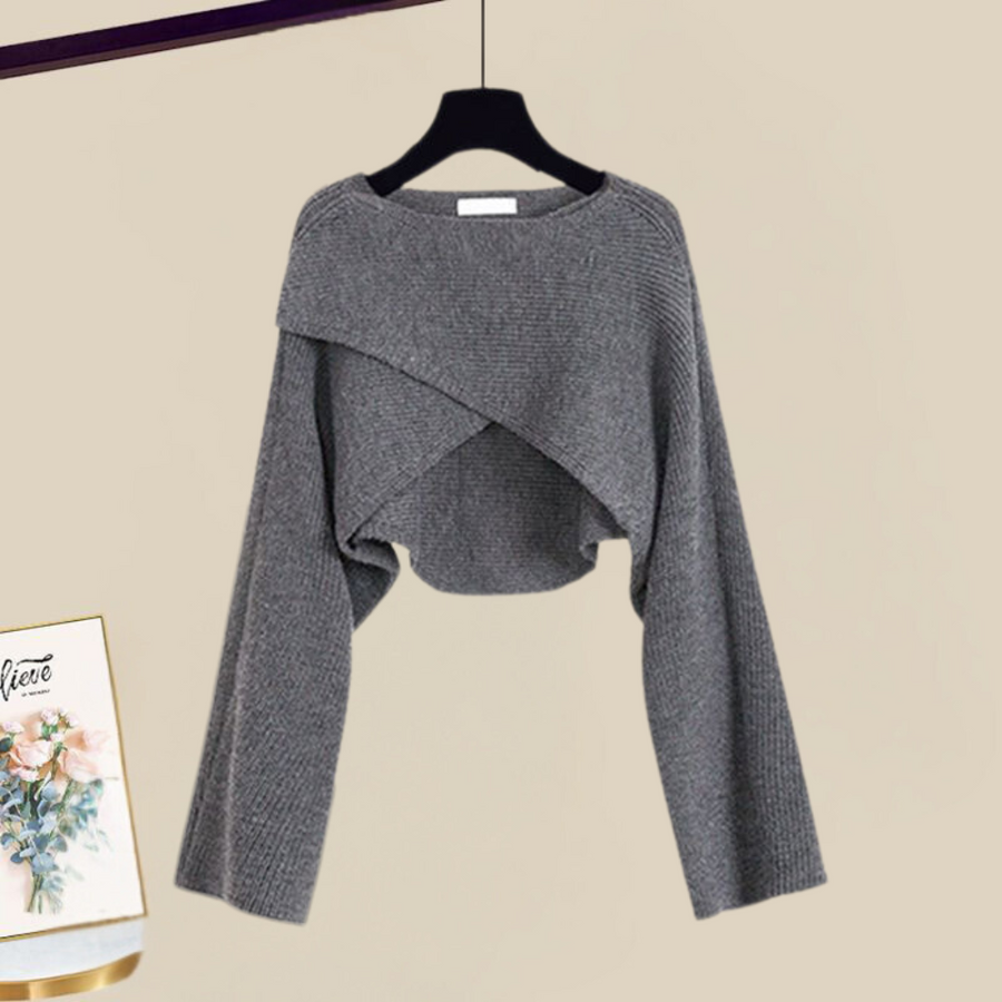 ENRICA – ELEGANTES STRICKKLEID SET