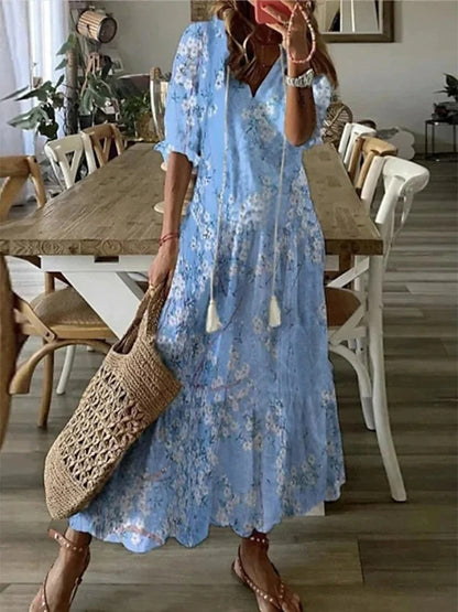 Dianna™ - Boho Bauchbedeckendes Kleid