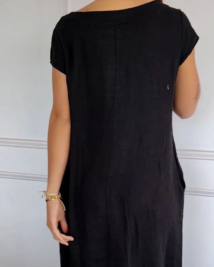 Brenna™ – Lässiges Baumwollkleid